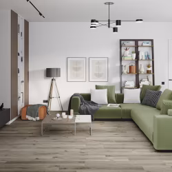 Кварцвиниловый SPC ламинат Damy Floor Family Дуб Лофт 1508-1 1220×180×4