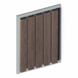 Рейка декоративная Hiwood LB40 BR490 2700×40×20