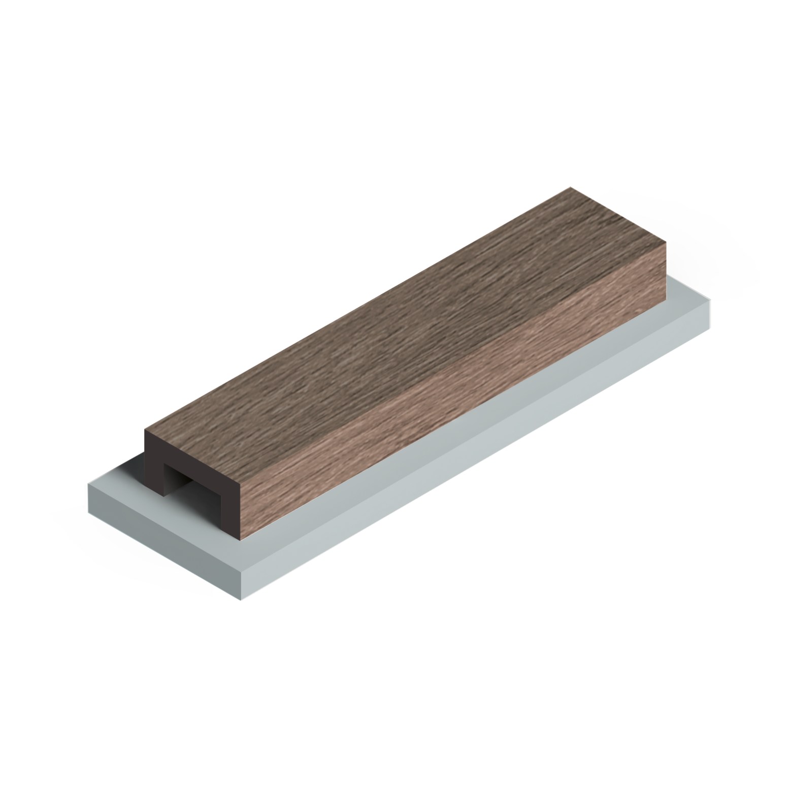 Рейка декоративная Hiwood LB40 BR490 2700×40×20