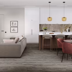 Кварцвиниловый SPC ламинат Damy Floor Family Дуб Кантри TCM359-25 1220×180×4