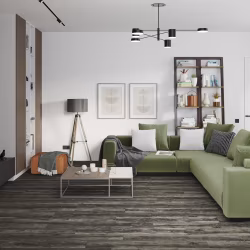 Кварцвиниловый SPC ламинат Damy Floor Family Дуб Рустикальный Черный TCM369-7 1220×180×4