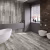 Кварцвиниловый SPC ламинат Damy Floor Family Дуб Рустикальный Cерый TCM369-28 1220×180×4 фото в интерьере