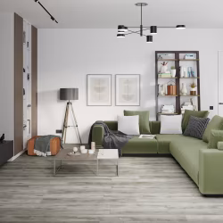 Кварцвиниловый SPC ламинат Damy Floor Family Дуб Рустикальный Cерый TCM369-28 1220×180×4