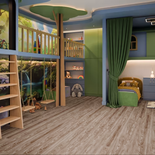 Кварцвиниловая плитка Damy Floor клеевая Family LVT Дуб Селект 001-2-LVT 1227×187×2,5