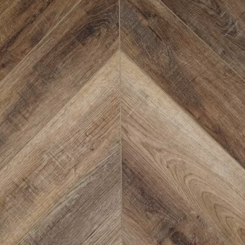 Кварцвиниловый SPC ламинат Damy Floor Chevron Амбуаз DF06-Ch французская елка 600×127×5