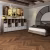 Кварцвиниловый SPC ламинат Damy Floor Chevron Шайо DF07-Ch французская елка 600×127×5 фото в интерьере