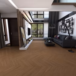 Кварцвиниловый SPC ламинат Damy Floor Chevron Блуа DF08-Ch французская елка 600×127×5