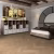 Кварцвиниловый SPC ламинат Damy Floor Chevron Сен-Клу DF10-Ch французская елка 600×127×5 фото в интерьере