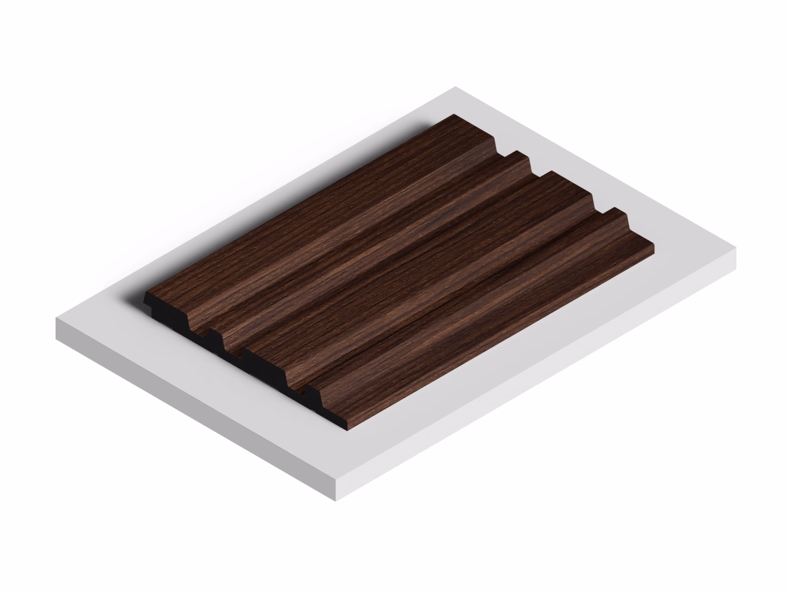 Стеновая панель из полистирола Hiwood LV122 BR396 2700×120×12
