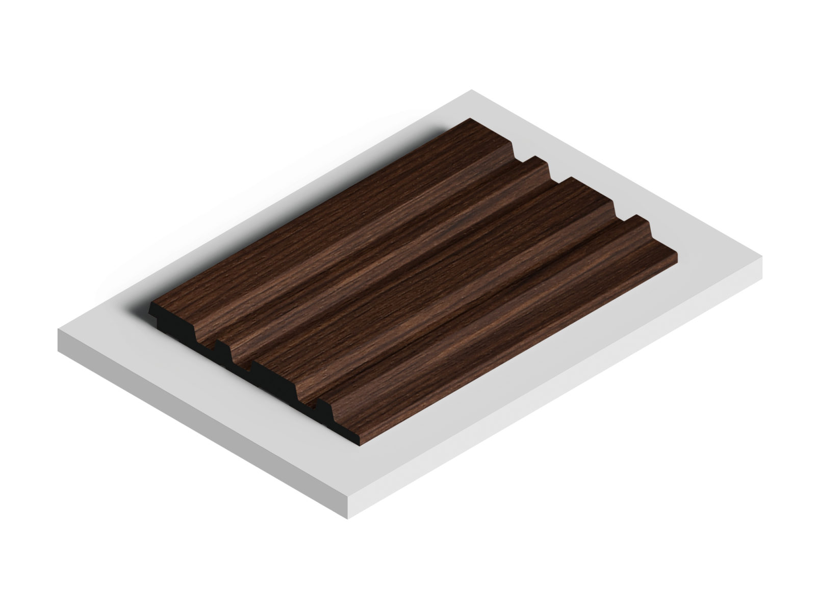 Стеновая панель из полистирола Hiwood LV122 BR396 2700×120×12