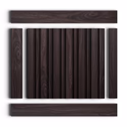 Стеновая панель из полистирола Hiwood LV122 BR395 2700×120×12