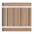 Стеновая панель из полистирола Hiwood LV127 BR417 2700×120×12