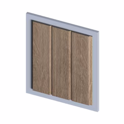 Стеновая панель из полистирола Hiwood LV127L BR416 2700×120×12