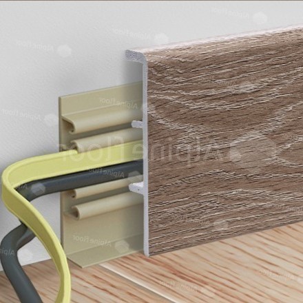 Плинтус Alpine Floor Rico Concept 80 Дуб каньон кремовый RC80105 2200×80×20