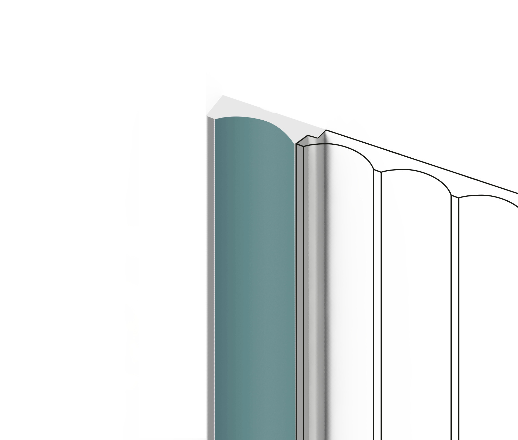 Финишный молдинг Hiwood LF139A BU27 2700×32×12