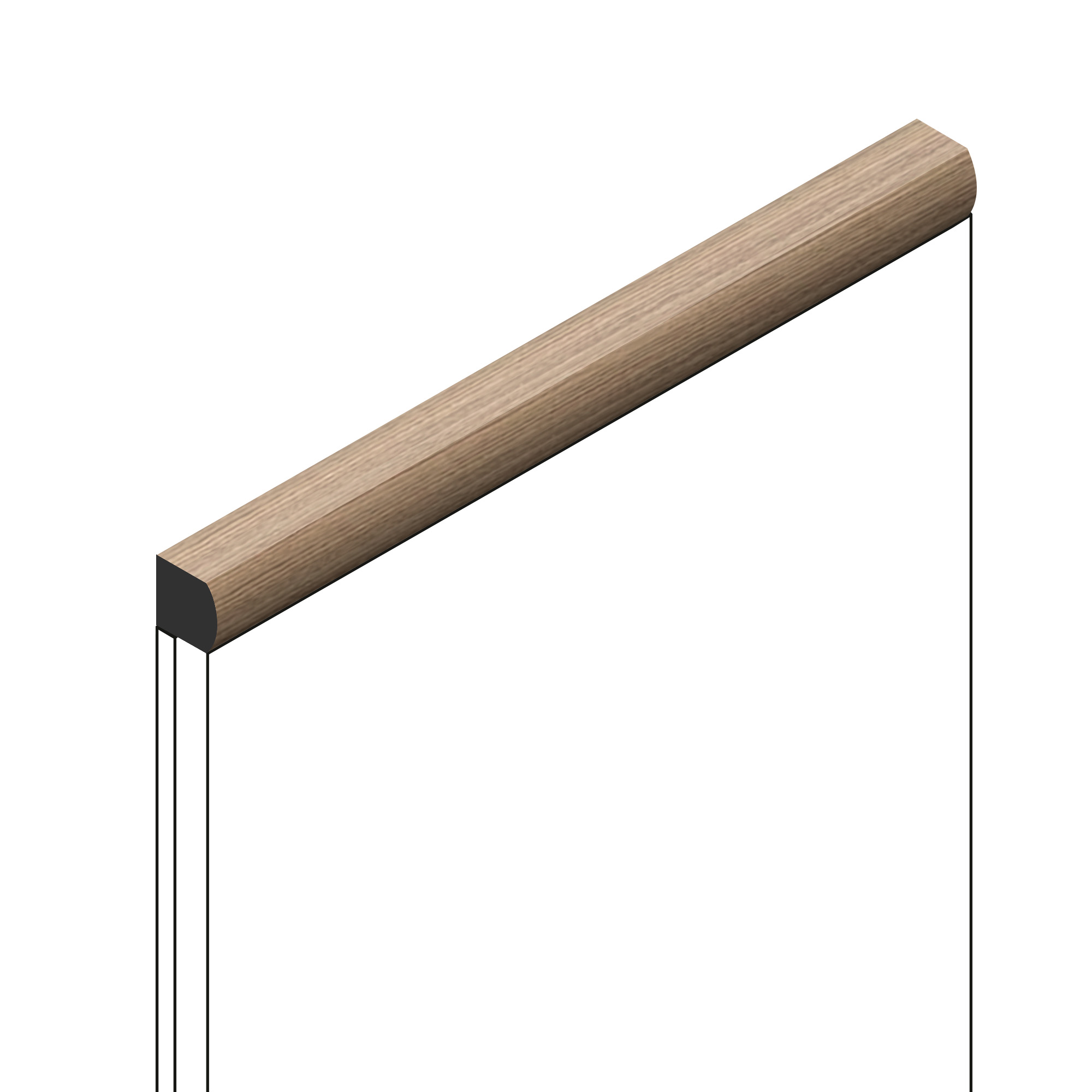 Молдинг из полистирола Hiwood D15V2 BR417 2700×15×15