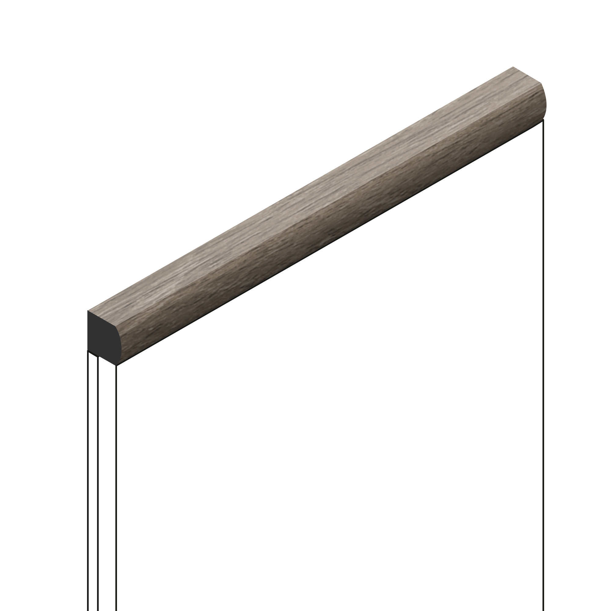 Молдинг из полистирола Hiwood D15V2 BR490 2700×15×15