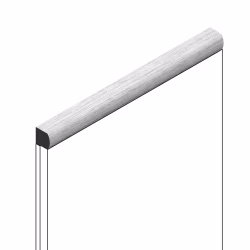 Молдинг из полистирола Hiwood D15V2 GN68 2700×15×15