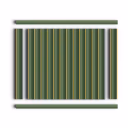 Молдинг из полистирола Hiwood D15V2 GN81G 2700×15×15