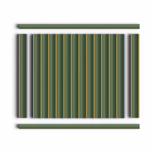 Молдинг из полистирола Hiwood D15V2 GN81G 2700×15×15