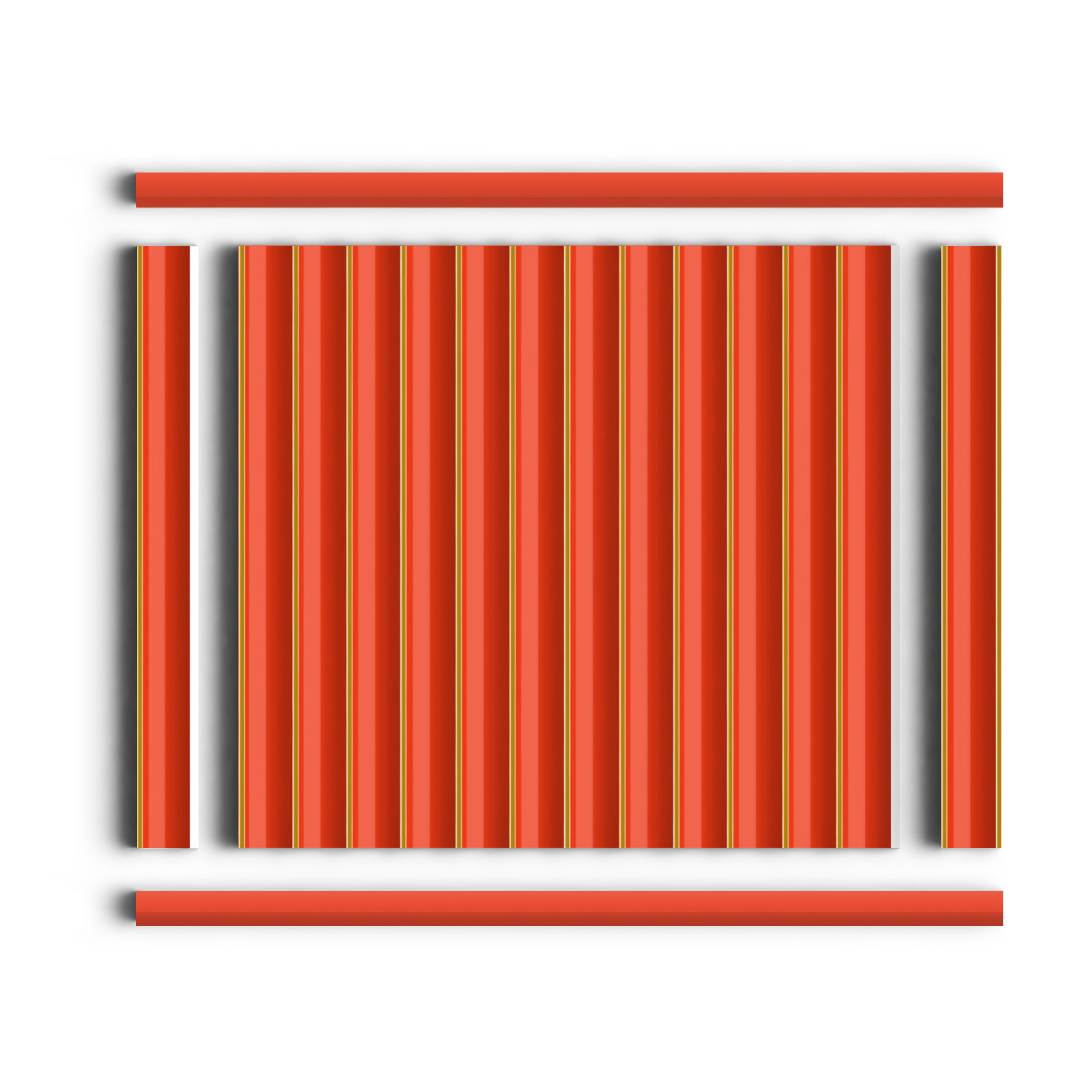 Молдинг из полистирола Hiwood D15V2 OR3G 2700×15×15