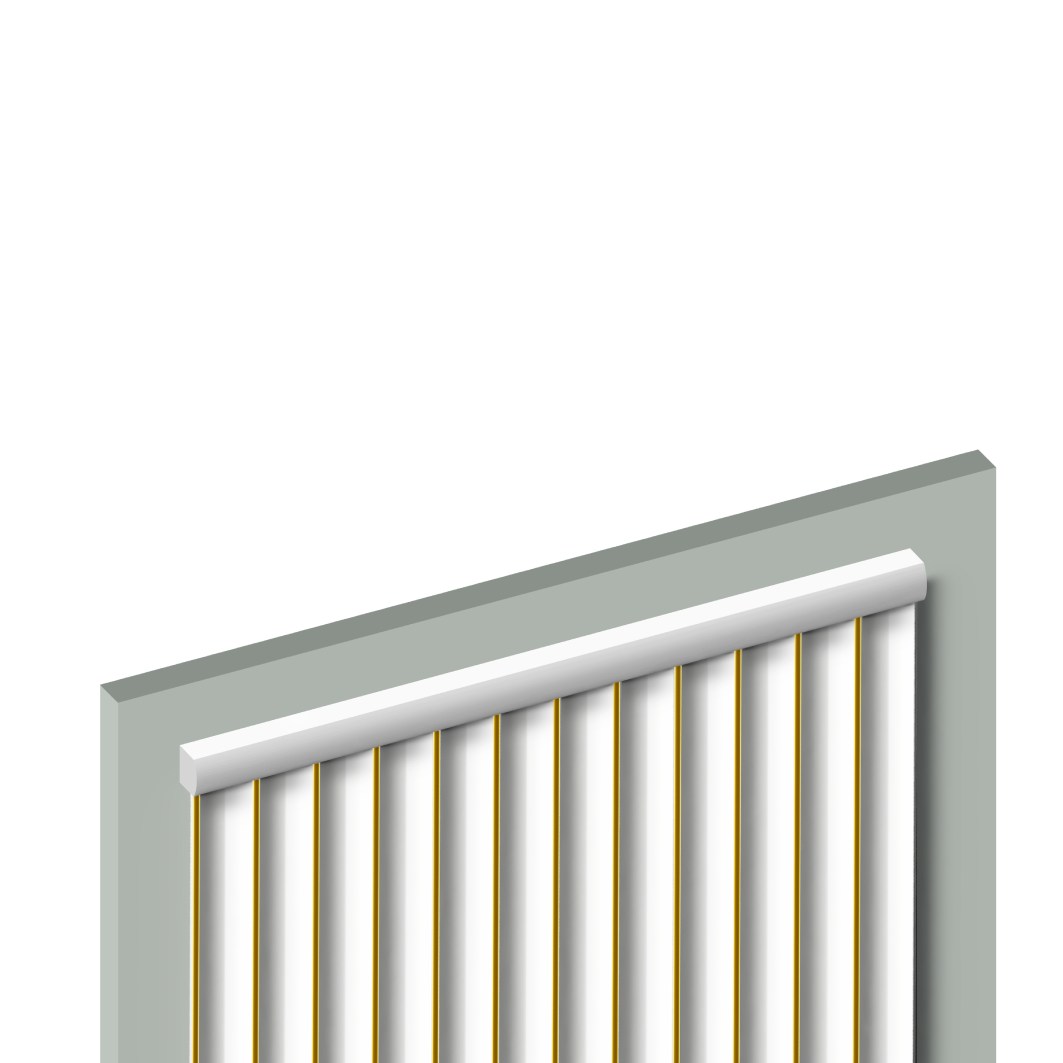 Молдинг из полистирола Hiwood D15V2 W49G 2700×15×15