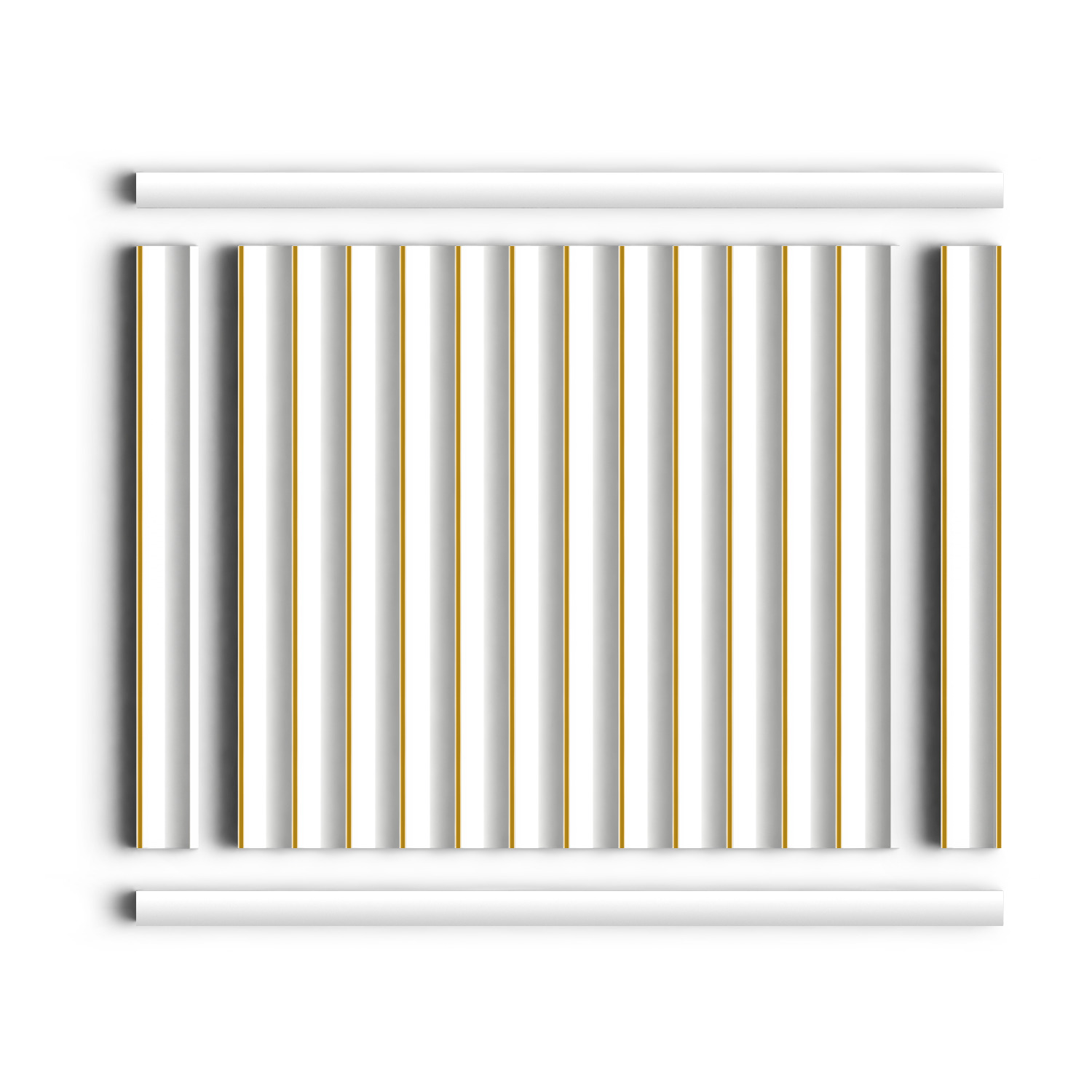 Молдинг из полистирола Hiwood D15V2 W49G 2700×15×15