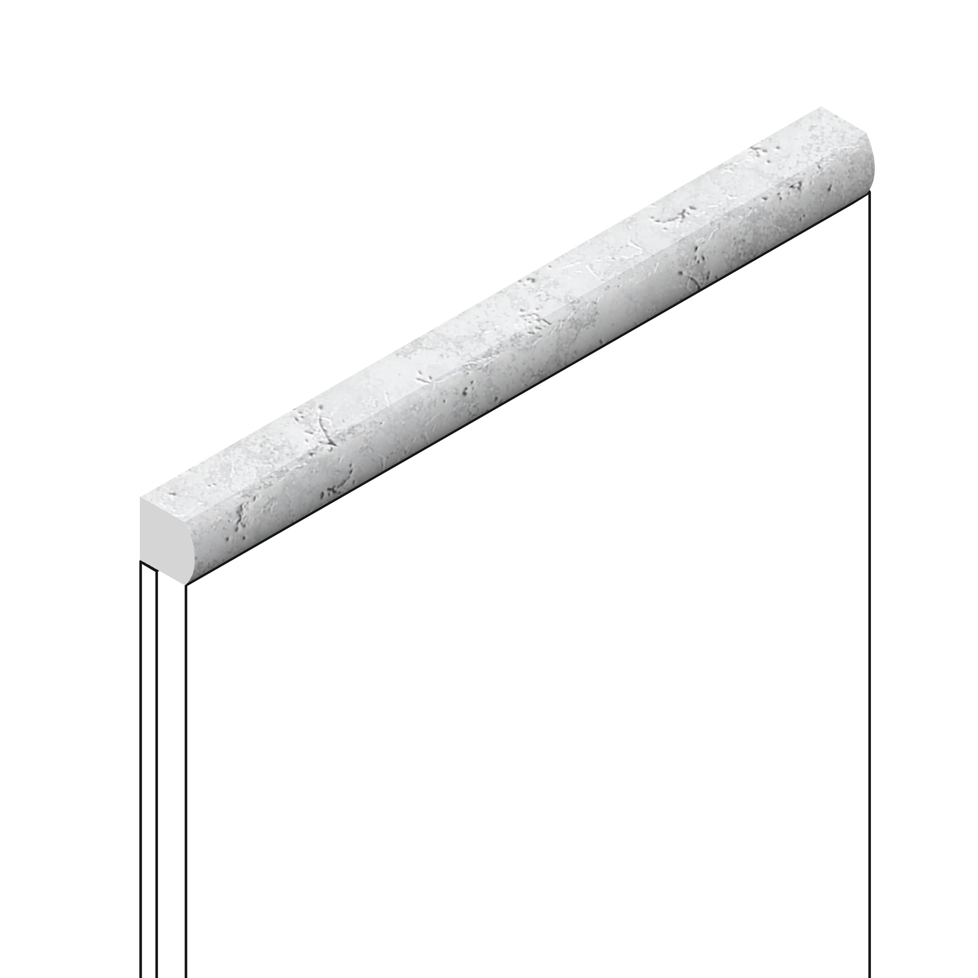 Молдинг из полистирола Hiwood D15V2 W50 2700×15×15