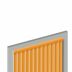 Молдинг из полистирола Hiwood D15V2 Y5 2700×15×15