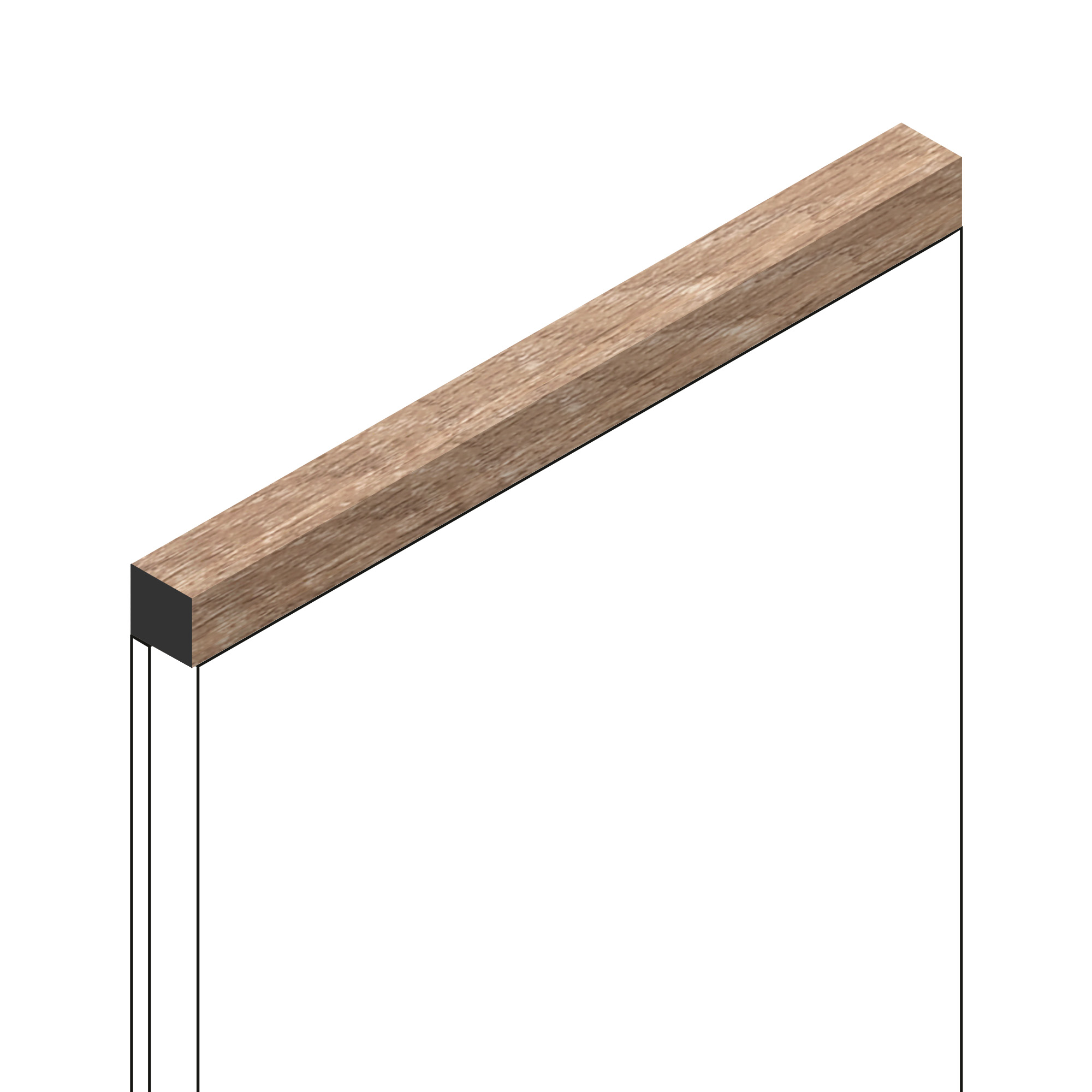 Молдинг из полистирола Hiwood D12V1 BR416 2700×12×12