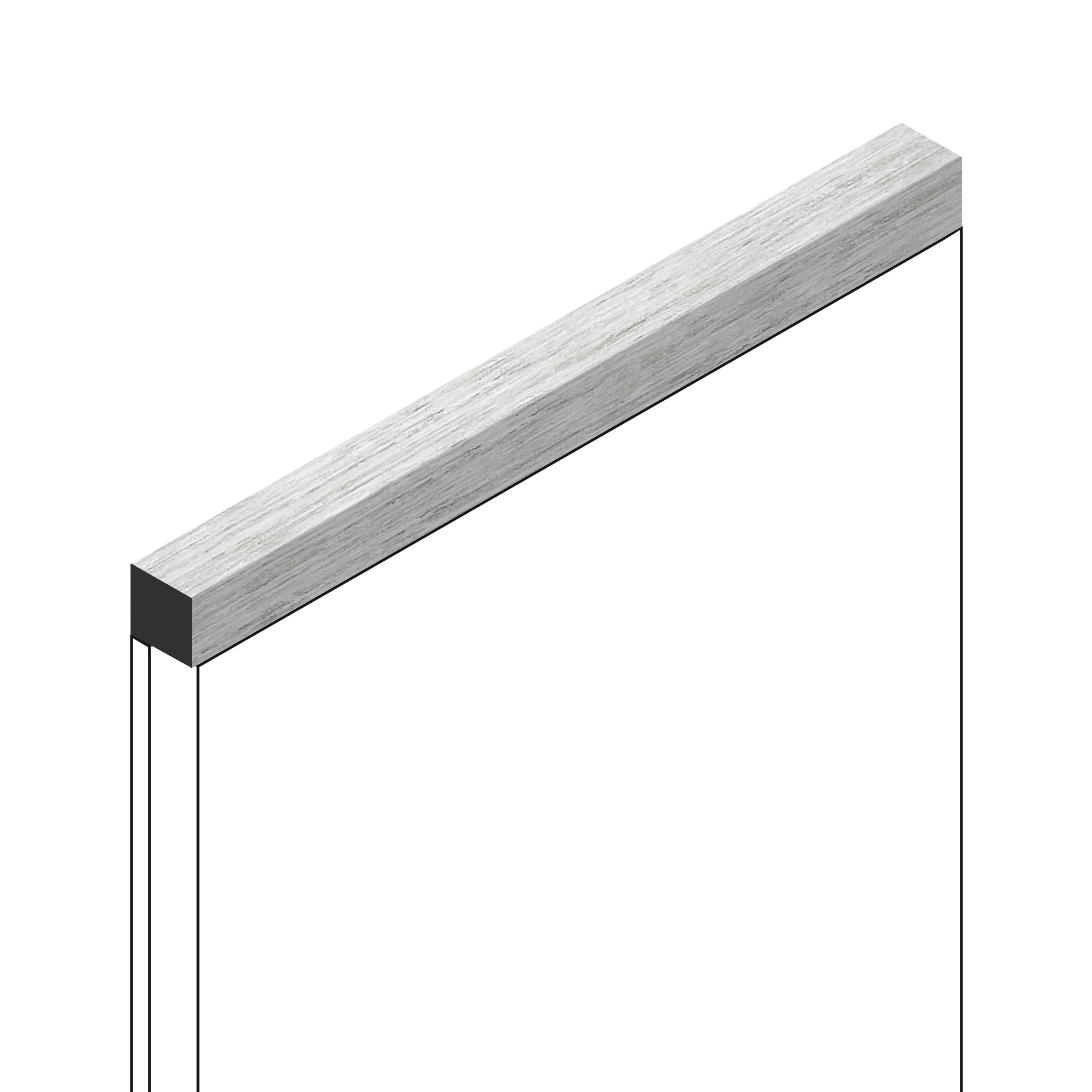 Молдинг из полистирола Hiwood D12V1 GN68 2700×12×12