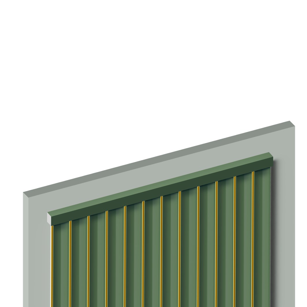 Молдинг из полистирола Hiwood D12V1 GN81G 2700×12×12