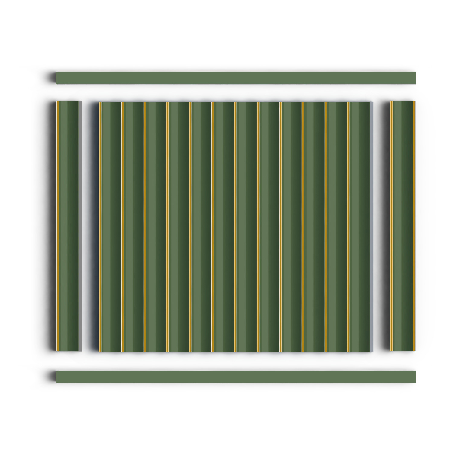 Молдинг из полистирола Hiwood D12V1 GN81G 2700×12×12