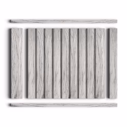 Молдинг из полистирола Hiwood D12V1 GR24 2700×12×12