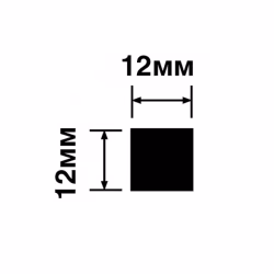 Молдинг из полистирола Hiwood D12V1 GR24 2700×12×12