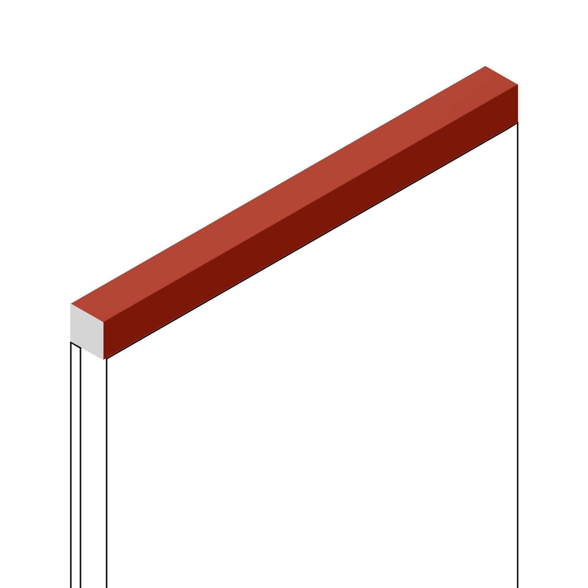 Молдинг из полистирола Hiwood D12V1 OR3G 2700×12×12