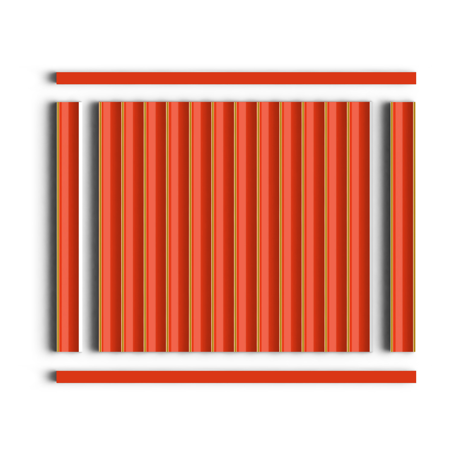 Молдинг из полистирола Hiwood D12V1 OR3G 2700×12×12