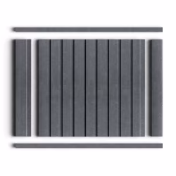 Молдинг из полистирола Hiwood D12V1 S381A 2700×12×12