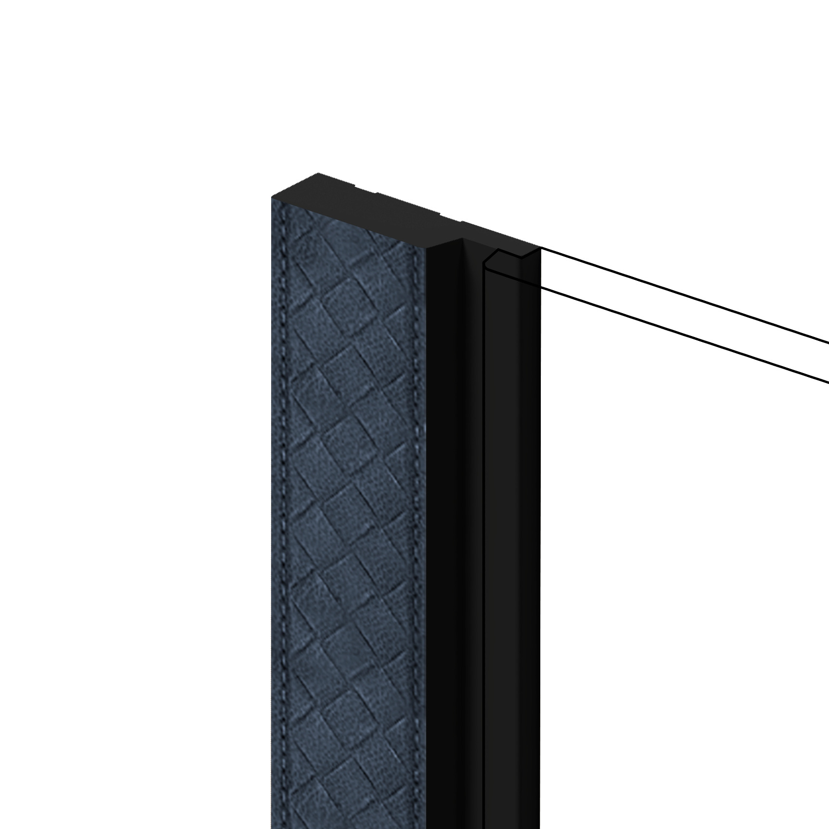 Финишный молдинг Hiwood LF124A BU28K 2700×42×12