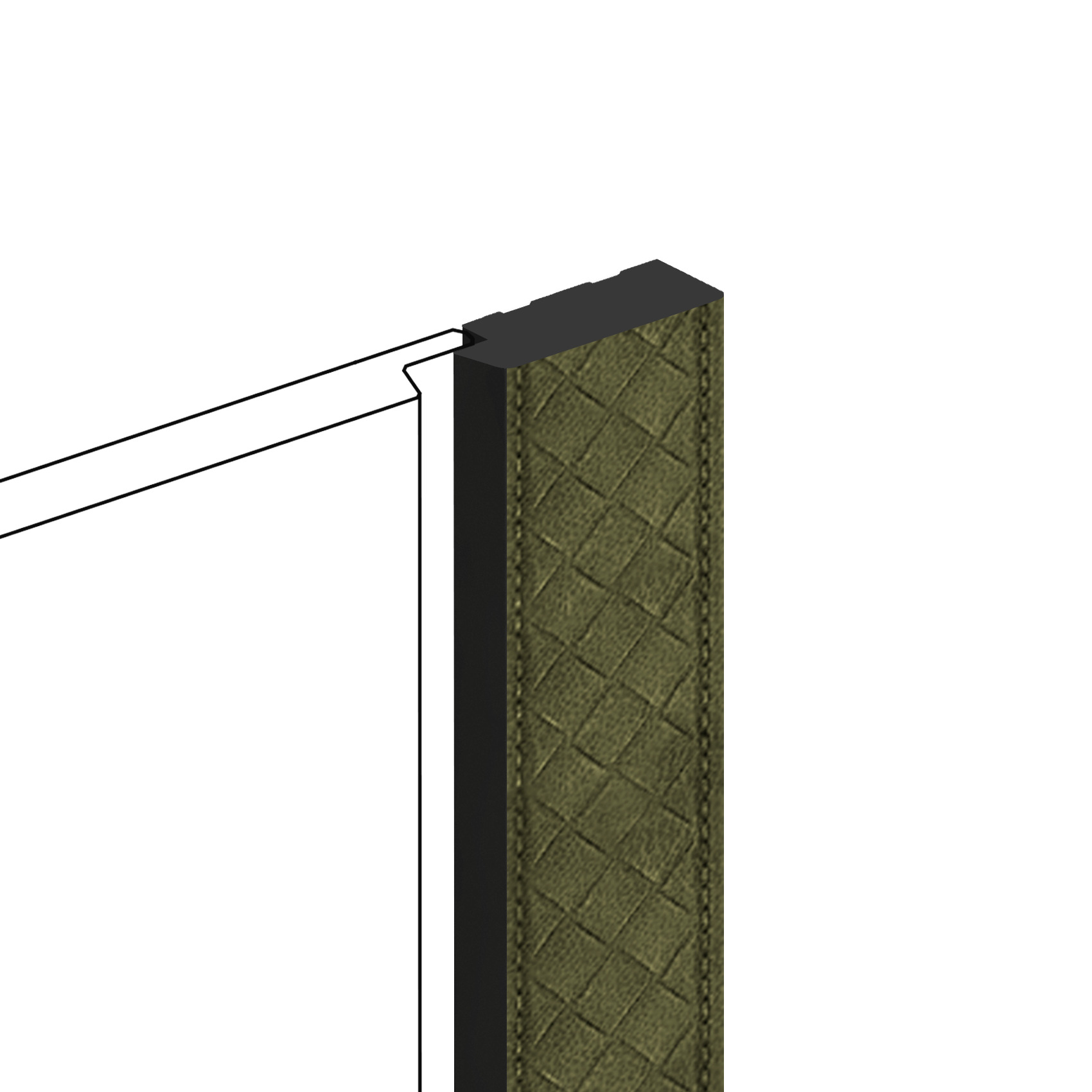 Финишный молдинг Hiwood LF124B GN83K 2700×31×12