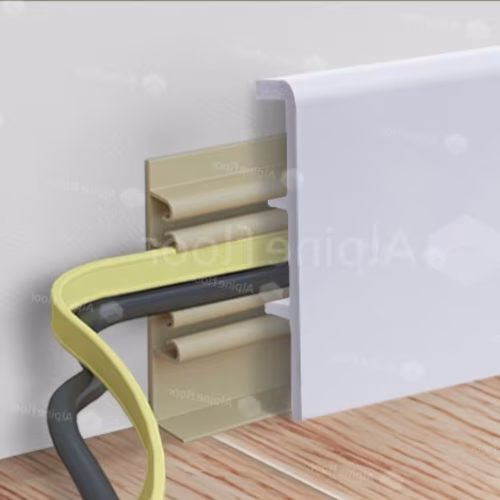 Плинтус Alpine Floor Rico Concept 80 Белый RC80000 2200×80×20