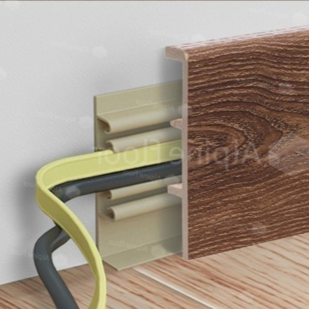 Плинтус Alpine Floor Rico Concept 80 Дуб миндальный RC80212 2200×80×20