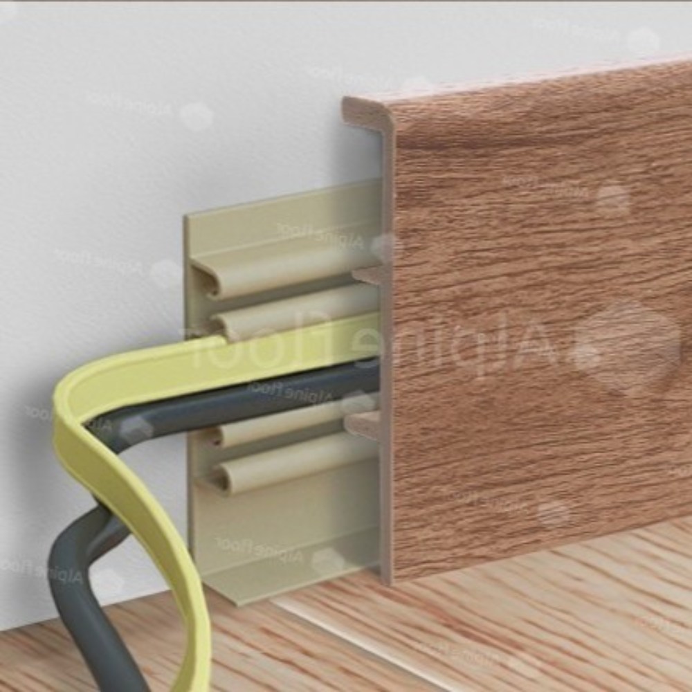 Плинтус Alpine Floor Rico Concept 80 Кедр бурбон RC80208 2200×80×20