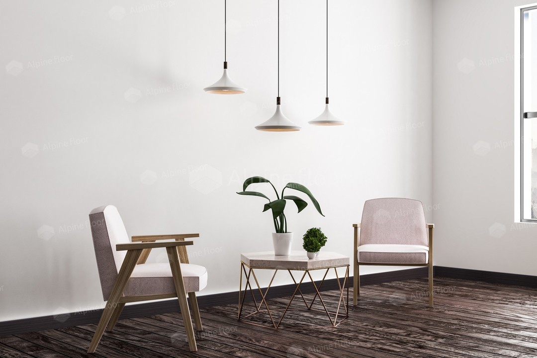 Плинтус Alpine Floor Rico Concept 80 Венге Мали RC80209 2200×80×20 фото в интерьере