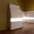 Плинтус МДФ под покраску с подсветкой Evrowood PN 090 Led 2000×100×18