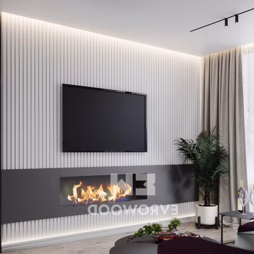 Стеновая панель под покраску Evrowood PL 04 2000×120×12