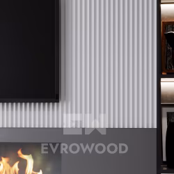 Стеновая панель под покраску Evrowood PL 08 2000×120×12