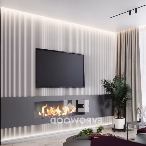 Стеновая панель под покраску Evrowood PL 08 2000×120×12