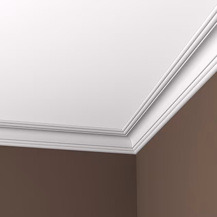Потолочный плинтус под покраску Европласт 1.50.102 2000×76×69