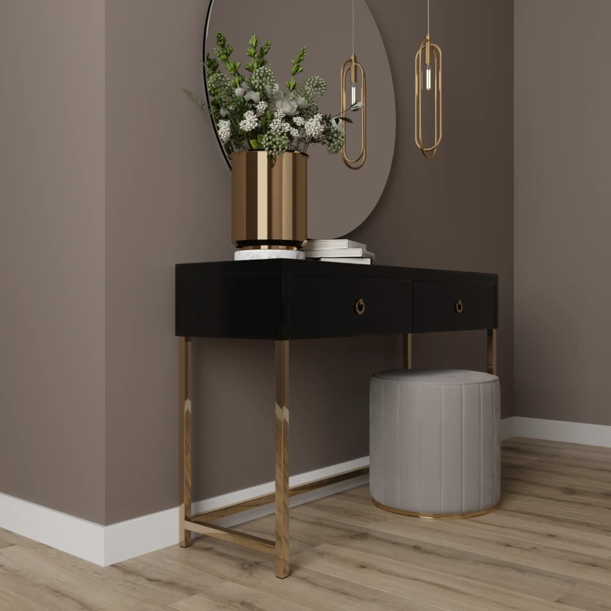 Молдинг МДФ под покраску Evrowood М 09 2000×100×12 фото в интерьере